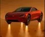 flying tesla roadster