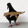 Monedero de pigeon wif ak47