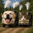 Billetera Diesel Powered Animals