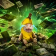 Crying Banana Cat Wallet