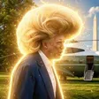 Monedero de Trump Wig Memes