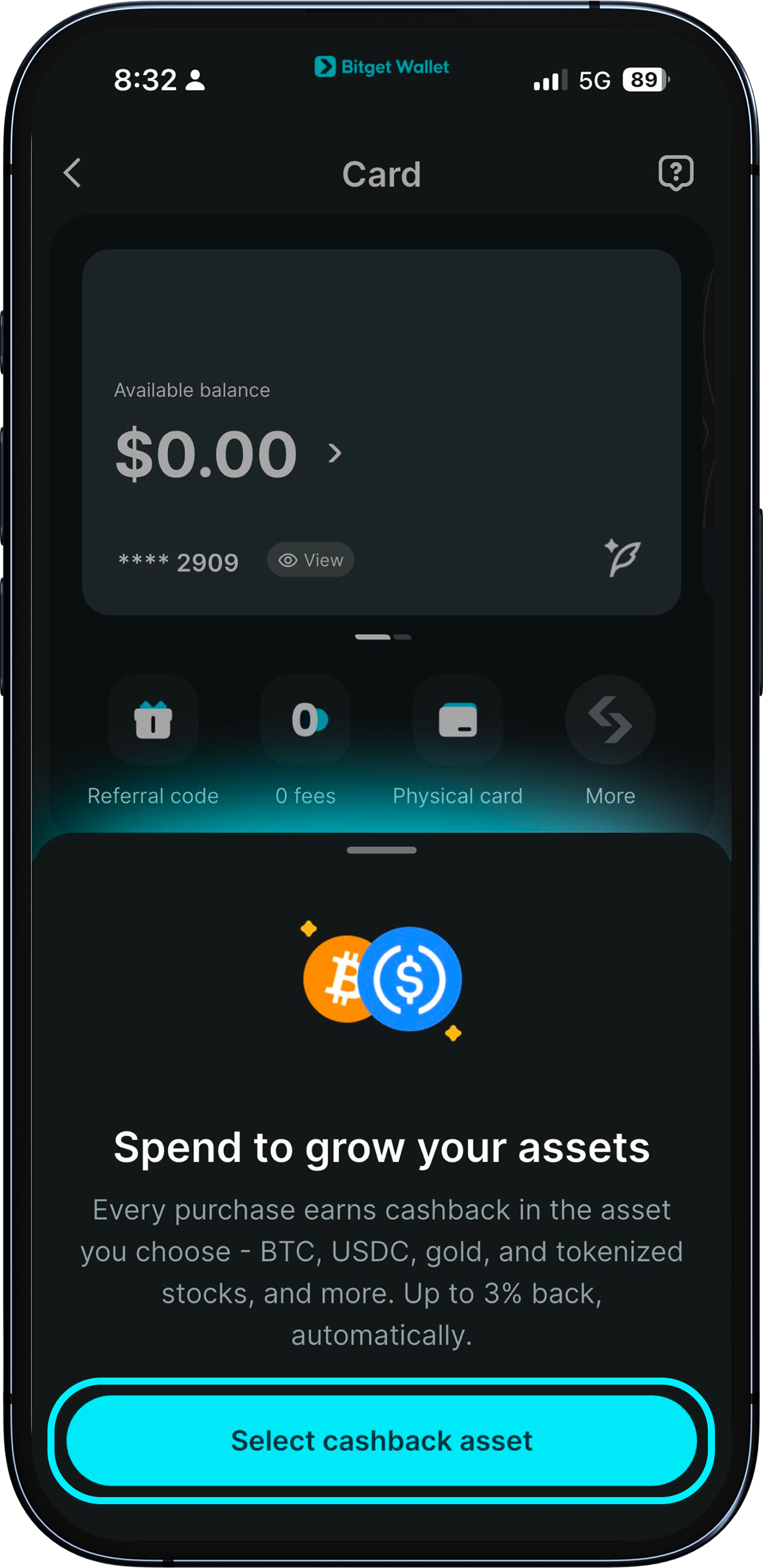 Was ist Bitget Wallet Card Assetback?