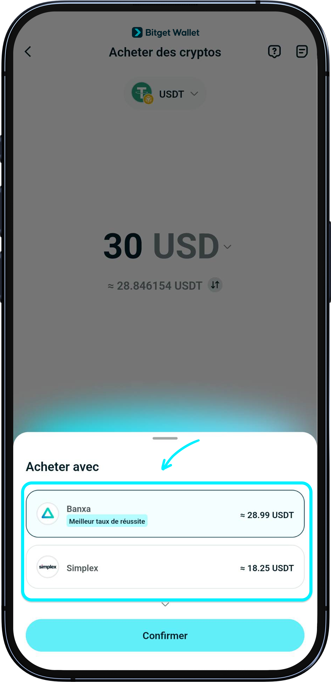 Choisissez un prestataire de paiement