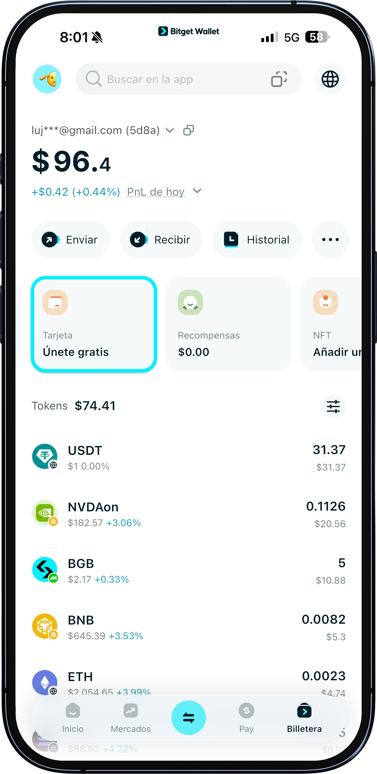 ¿Cómo solicito la tarjeta Bitget Wallet Card?