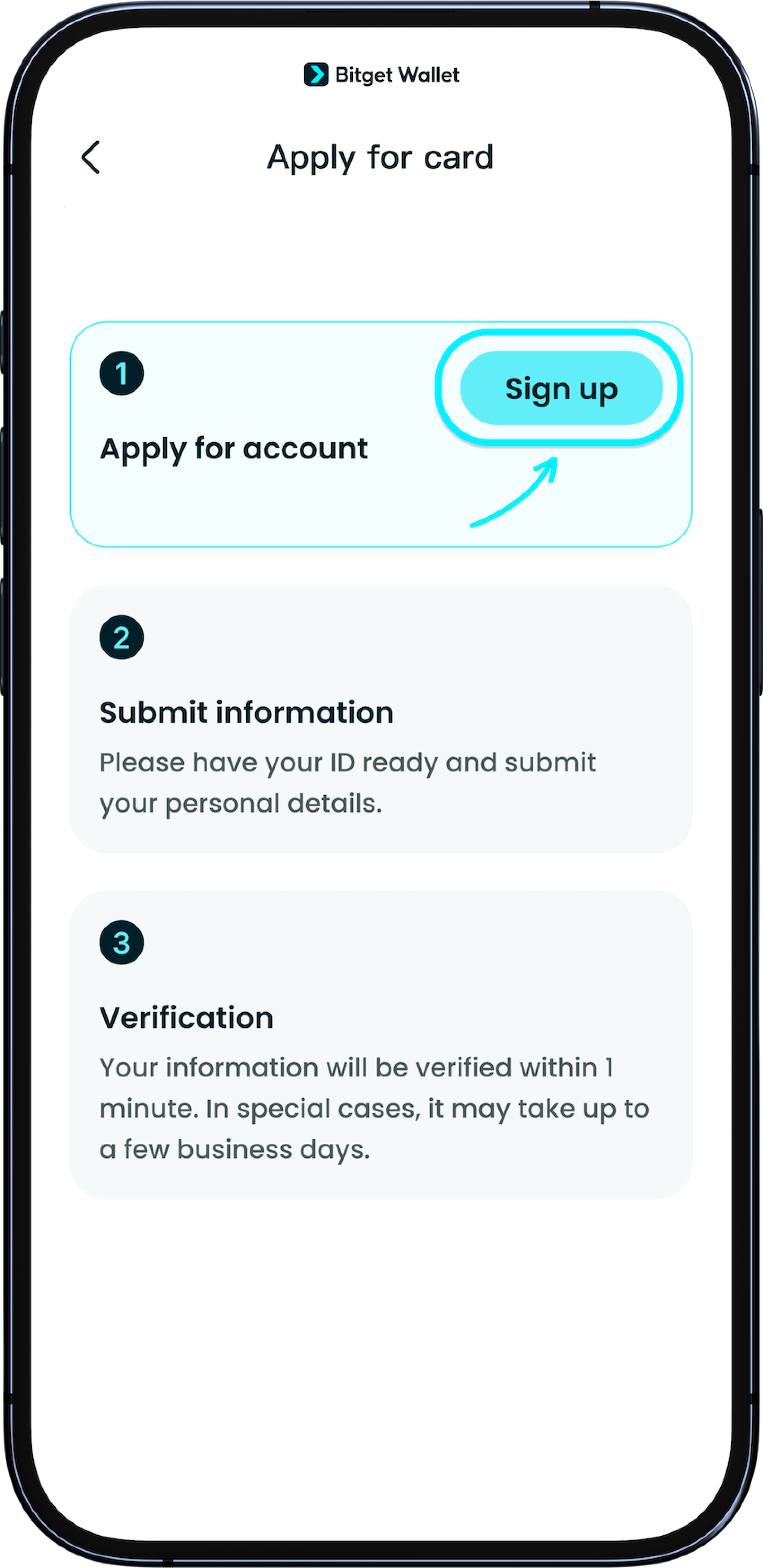 How to apply and verify identity